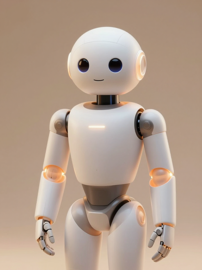 A friendly AI humanoid robot